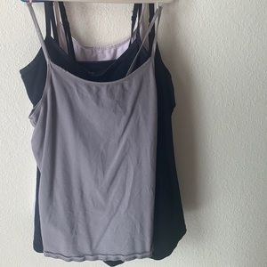 Navy blue,white,black,and gray. Size xs